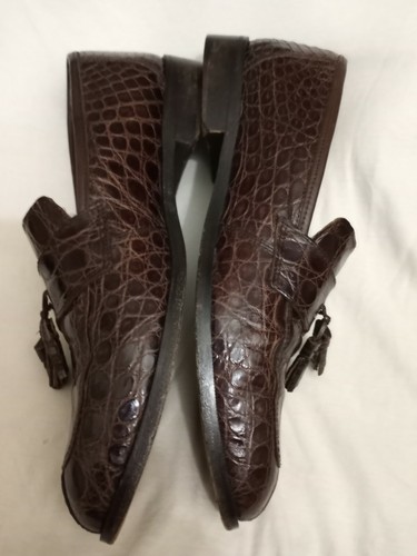 Zelli Men's "Como" Cognac Genuine Handmade Tassel Loafer 10 M Zelli1273 Italy - Picture 5 of 12