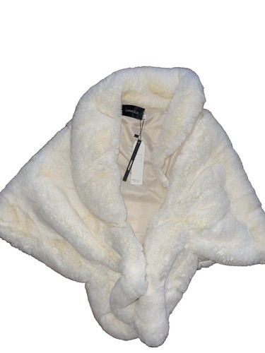 White Plush Hooded Scarf Hat With Animal Ears – Faux Fur Winter Wrap Luxalzxs Cute Plush Faux Fur Animal Hat Cap with Ear Flaps  main image 4
