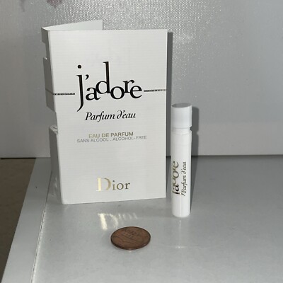 Dior J'Adore Parfum D'Eau Eau de Parfum (Alcohol-Free) Sample Spray .04oz, 1.2ml