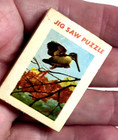 Doll House Miniature VTG 1" Scale 1:12 Jig Saw Jigsaw Puzzle in Book Uncut Mini