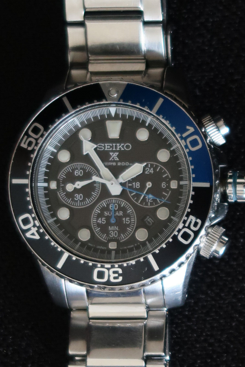 SEIKO V175 0AD0 CHRONOGRAPH SOLAR WATCH PROSPEX AIR DIVERS SEIKO V175 0AD0 CHRONOGRAPH SOLAR WATCH PROSPEX AIR DIVERS