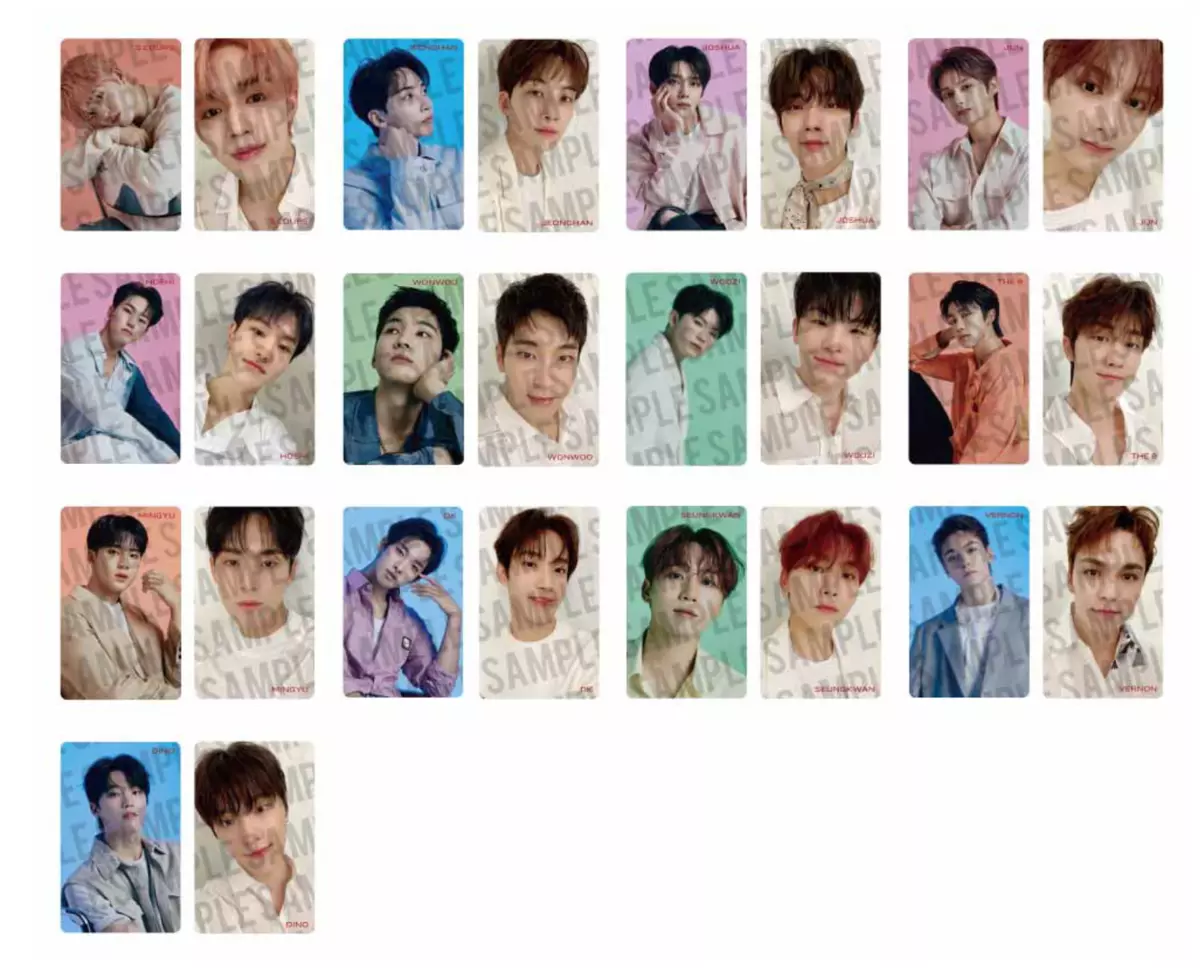 SEVENTEEN " H " JAPAN 2ND mini album HMV Limited Bonus Photo card Set