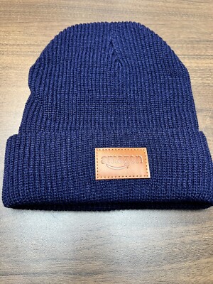 Amazon Cuffed Knit Beanie Hat - TOM TEAM - Dark Navy Blue