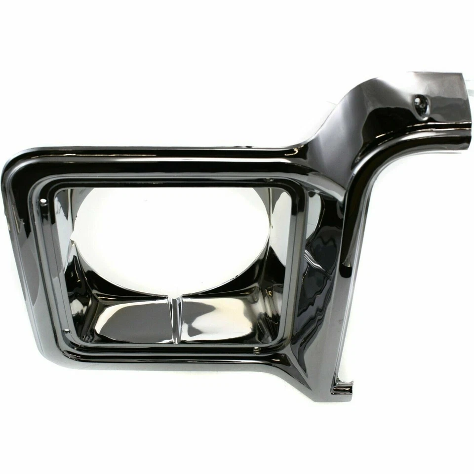 NEW Chrome Headlight Bezel Trim Set for R&L 73-78 Chevy GMC Pickup Blazer Jimmy - Image 2 of 4
