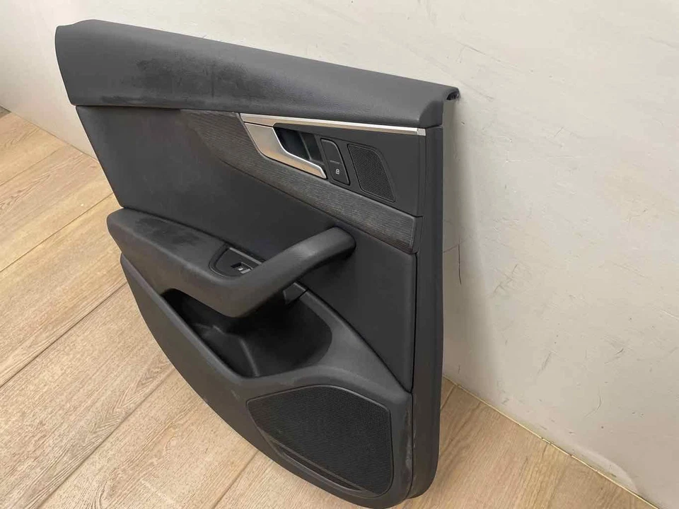 Panel de moldura de puerta del conductor izquierdo derecho Audi A4 2017 2018 2019 negro 8W0867487 OEM Foto 3 de 4