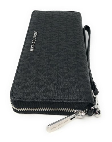 Michael Kors Jet Set Travel Large Travel Continental Wristlet Wallet Clutch - Picture 10 of 45