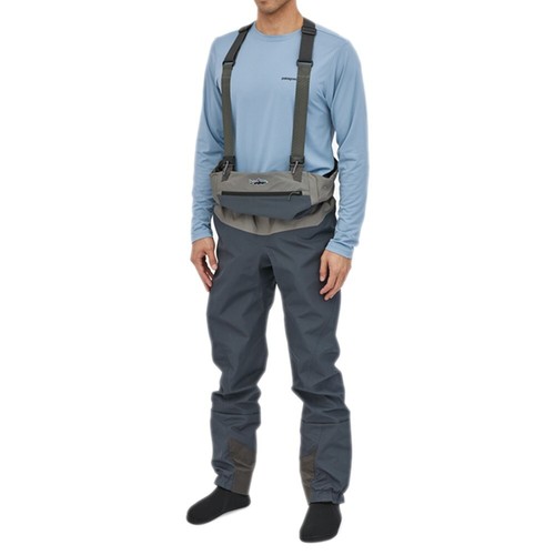 New Patagonia Swiftcurrent Waders Smolder Blue MRM Men’s Fishing Chest Wader - Picture 5 of 6