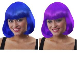 FANCY DRESS MID SHOULDER LENGTH BOB WIG ADULT SIZE AVAILABLE IN 8 COLOURS