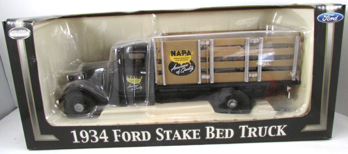 1934 Ford Stake Bed Truck NAPA Auto Parts Delivery 1:24 Diecast