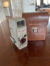 Bell Howell Two-Twenty 8MM Movie Camera with Original Case - NOT WORKING