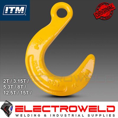 ITM G80 Eye Foundry Hook Component 16Mm Chain 8T Lifting Hoist Load TM9804-01816