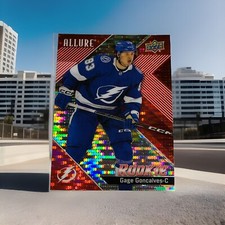 2024-25 Upper Deck Allure Red Rainbow NHL Card #113 Gage Goncalves, RC