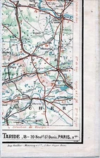 45 18 Sully-sur-Loire Brinon Chaon 1924 pt. card/linen (part) Tigy Isdes Cerdon