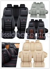 For Acura Car Seat Covers 5 Seat Full Set Leather Waterproof Front Rear Cushion