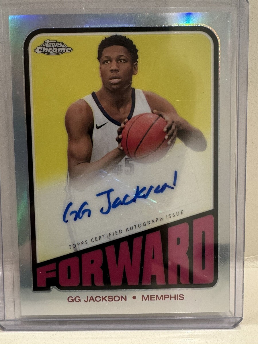 GG Jackson 2023-24 Topps Chrome Basketball 1972 Refractor Auto (RC 