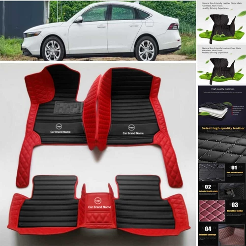For Mini Car Floor Mats Waterproof Luxury Custom PU Leather Carpets All Models - Foto 3 di 29