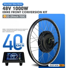 48V 1000W 20-29Inch 700C Electric Bike Brushless Front Hub Motor Wheel Kit