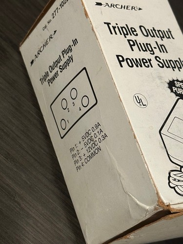 Colecovision power supply in original Archer box new old stock - Picture 3 of 7
