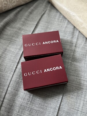 GUCCI ANCORA Red (Sabato De Sarno) Collector's Item Matchbook Set