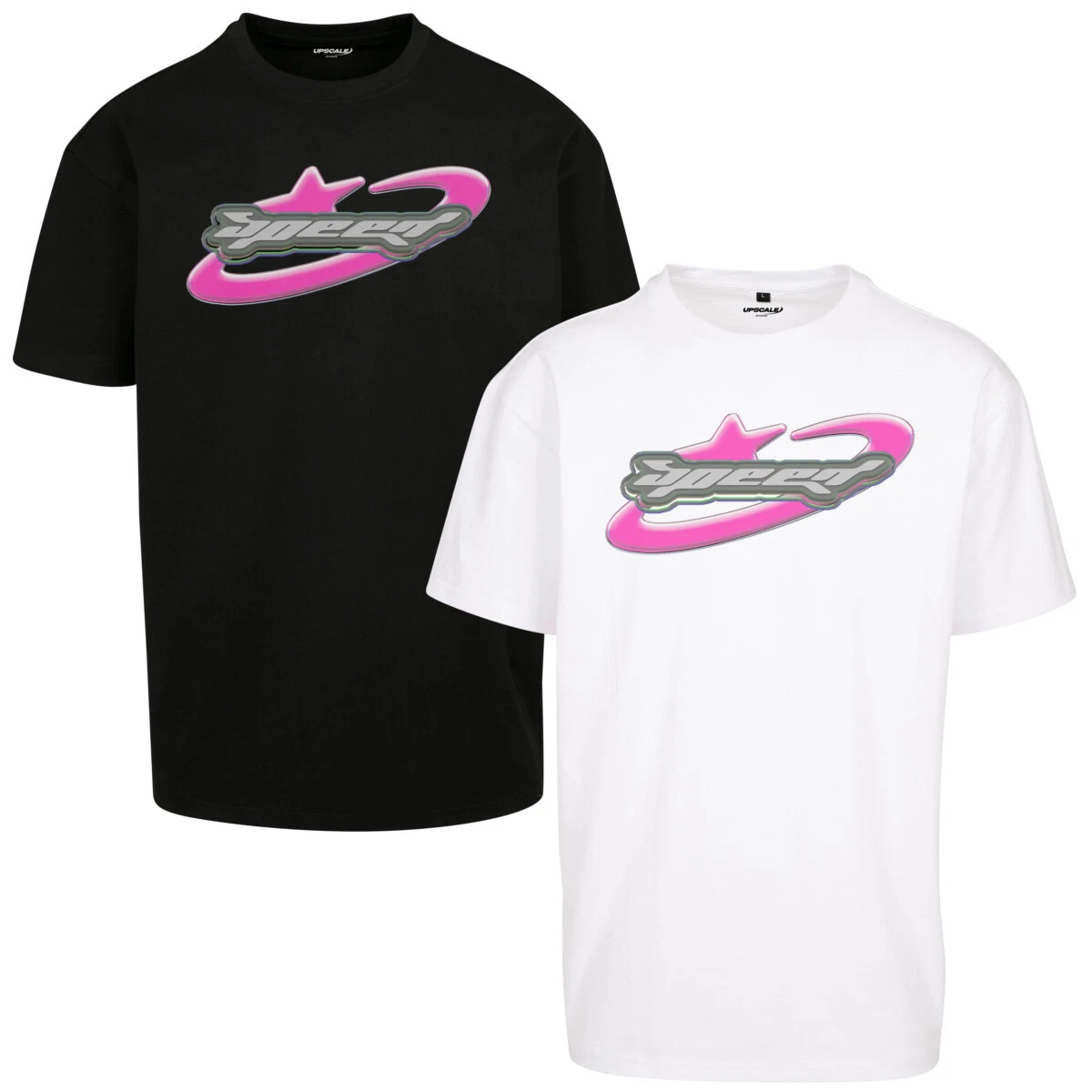 Mistertee T-shirt Oversize Speed Logo Men Cotton Jersey Top