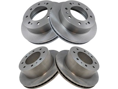 Front and Rear Brake Rotor Set For GMC Sierra 2500 HD GQ136WX