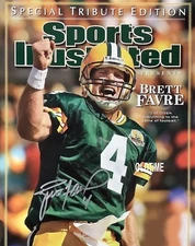 Brett Favre Green Bay Packers "SI Tribute Cover" Autograph Signed Reprint Photo