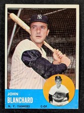 1963 Topps Baseball #555 John Blanchard New York Yankees
