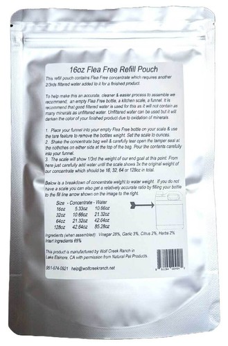 Flea-Free Pure Organic Food Supplement Refill Pouch - Picture 6 of 16