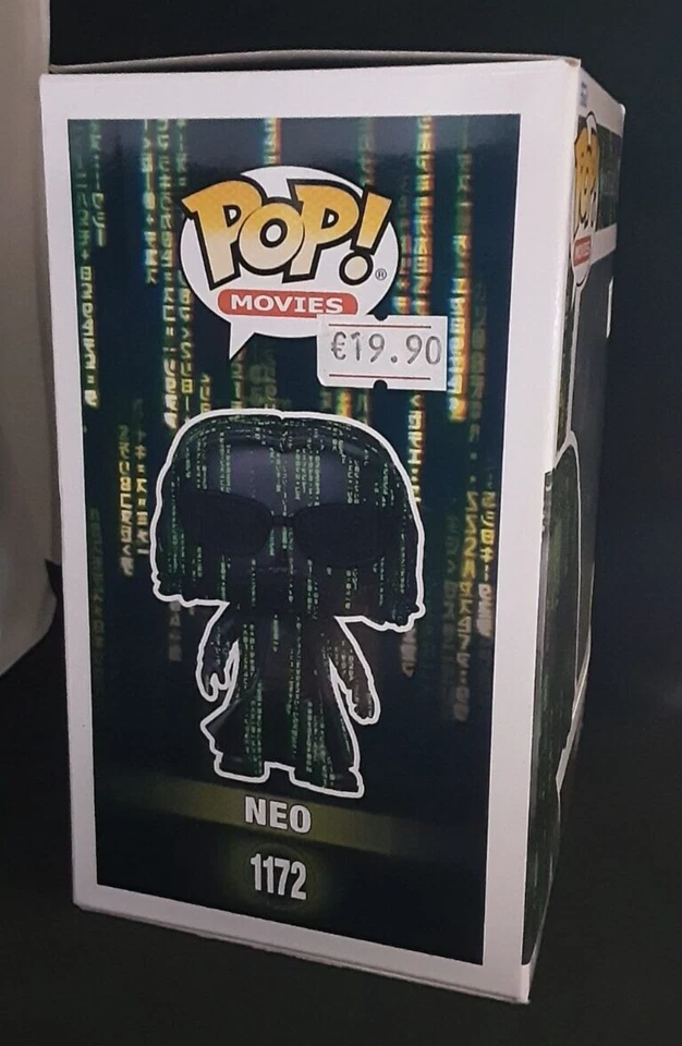 FUNKO POP! MOVIES NEO MATRIX 1172 GLOWS IN THE DARK WARNER BROS WB - Immagine 2 di 4