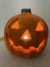VTG 1998 The Paper Magic Group Halloween Jack O Lantern Pumpkin Plug-In Lighted