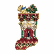 Angelic Stocking Bead Ornament Kit Mill Hill 2004 Charmed Stockings