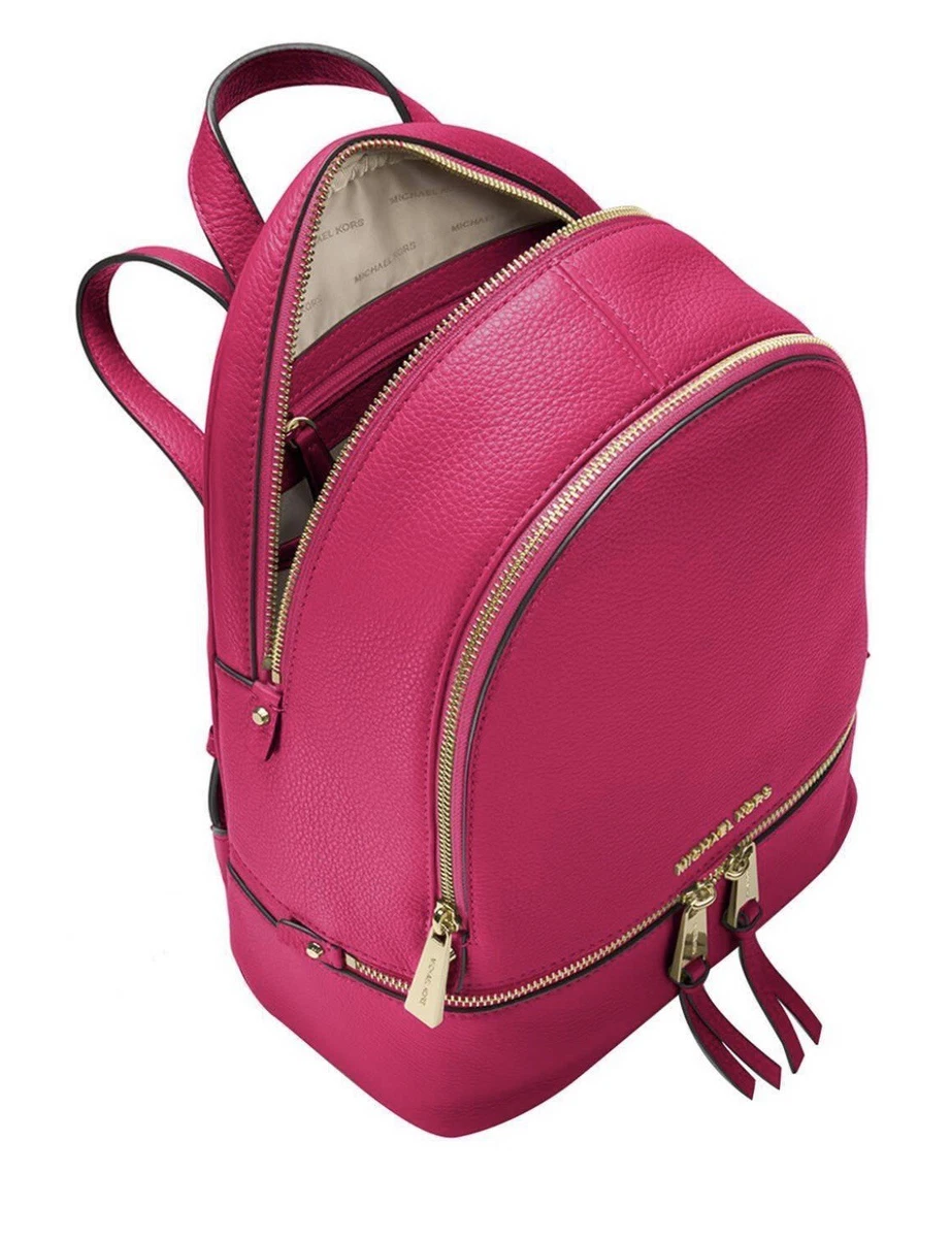 Michael kors rhea store backpack rose gold