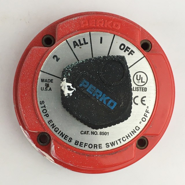 Perko Dual Battery Switch Marine Boat RV 8501 eBay