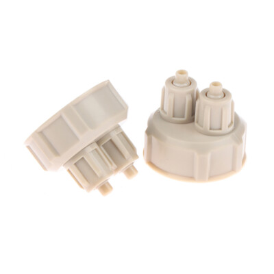 2Pcs CO2 System Tube Valve Guage Bottle Cap DIY Air Diffuser Generator T FtBACA