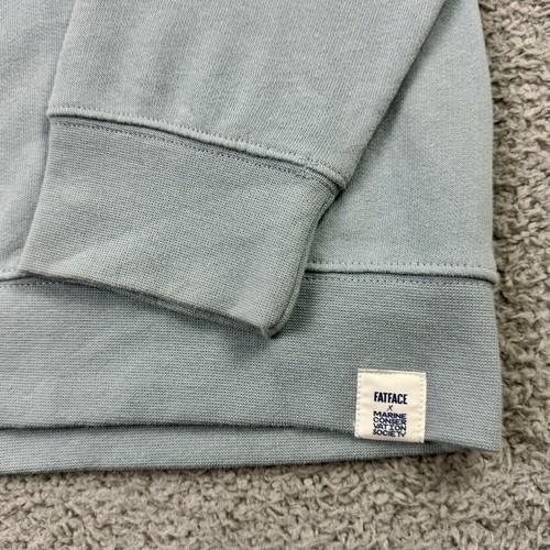 Grand sweat-shirt homme brodé bleu conservation marine MCS pull - Photo 5/15