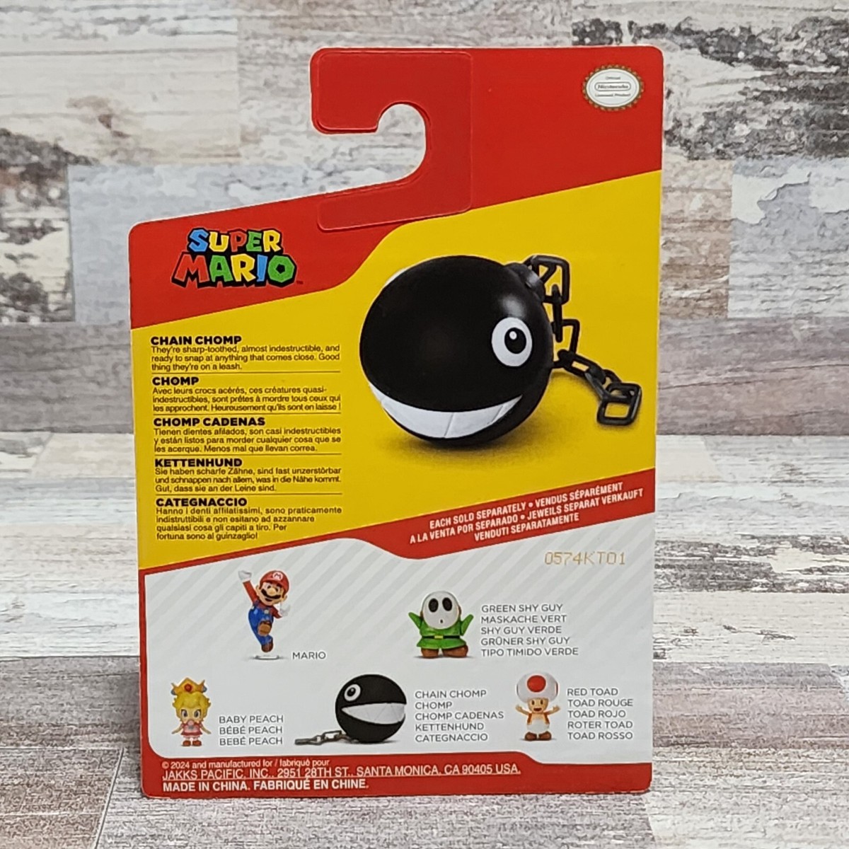 Chain Chomp Chomp Jakks Super Mario World of Nintendo 2.5