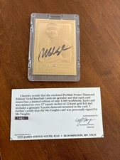 Mo Vaughn 1996 ProMint Diamond Edition PROMO MVP Auto #21 Boston Red Sox