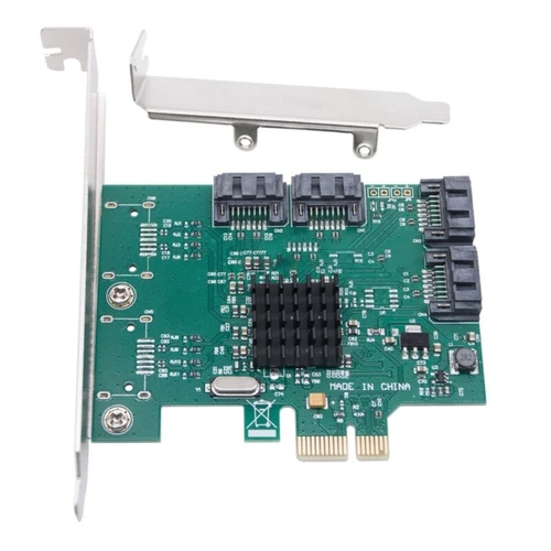 Highly Speed PCIe to 7PIN 4Port Converters Card for Computer Storage