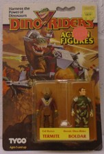 Dino Riders Evil Rulon Termite Heroic Rider Boldar Action Figures Tyco SEALED!