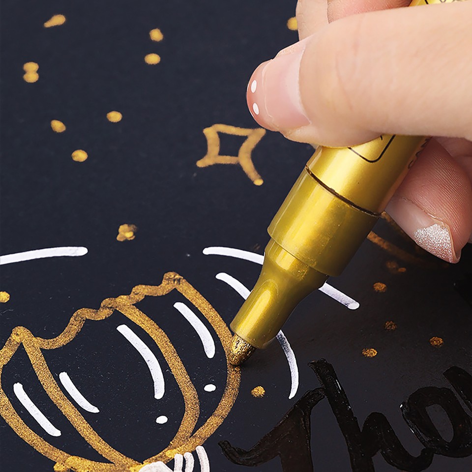 Chrome Paint High Gloss Reflective Mirror Paint Pen Metal Chrome Touch eBay