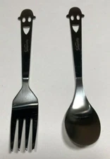 Kids Happy Face Spoon and Fork Set