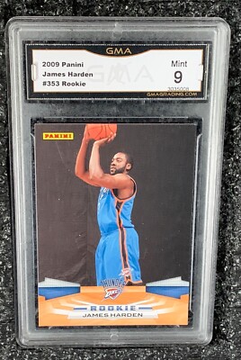 2009 Panini #353 James Harden Rookie Card GMA 9 Mint | eBay