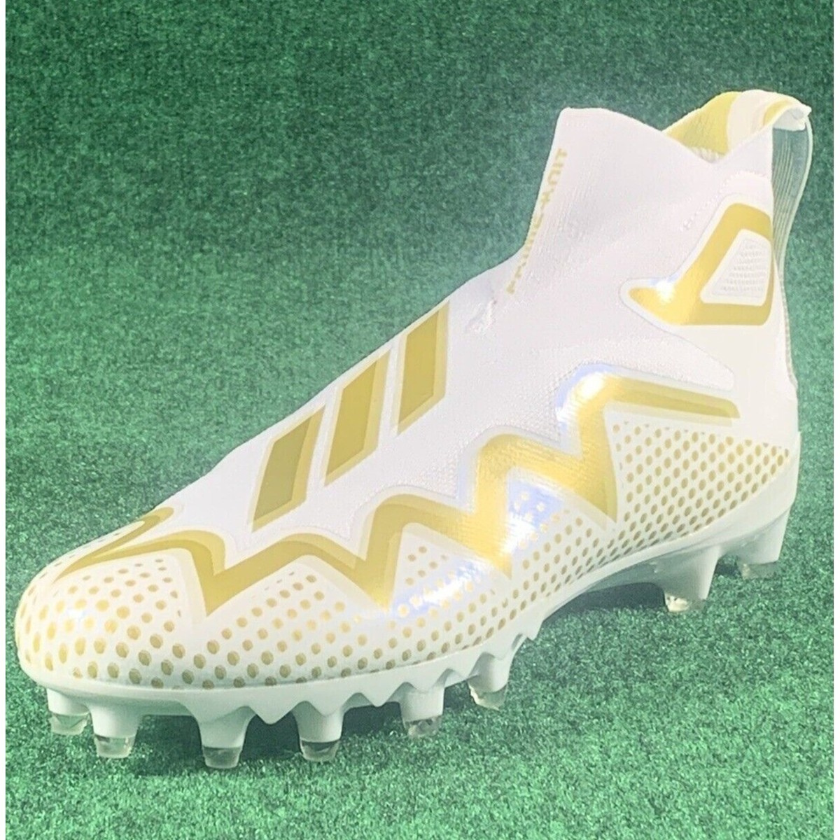 Adidas Freak Ultra 22‎ Football Cleats White Gold Metallic GX7979 Men\'s Size 9.5 Adidas Men main image 2