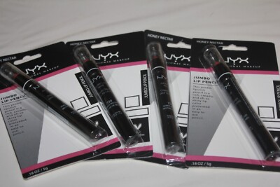 NYX Jumbo Eye Pencil,HONEY NECTAR LOT OF 4 CARDED 
