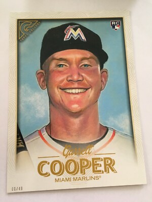 2018 Topps Gallery Jumbo 5x7 Garrett Cooper Marlins RC 21 01/49