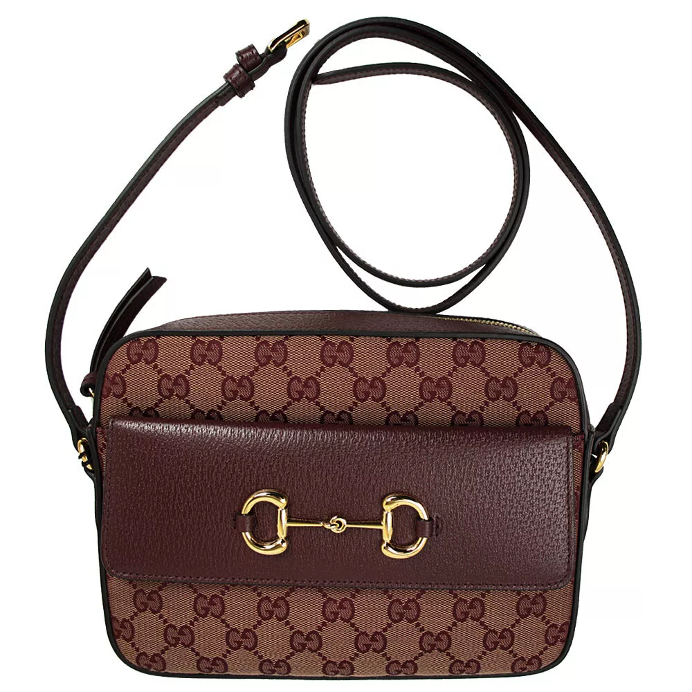 Gucci Small Canvas Horsebit 1955 Shoulder Bag