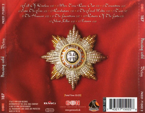 Running Wild - Victory 2002 Limited Edition Digipak - Bild 2 von 2