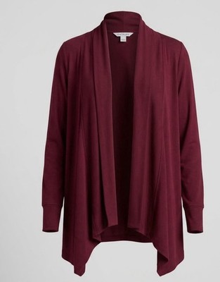 Athleta Pranayama Restore Wrap fushia/red Cardigan women 3XL plus size yoga