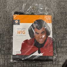 NIP NEW Halloween Vampire Wig Adult Black Gray