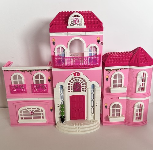 Mega Bloks Barbie Build n Style 80229 Luxury Mansion 80228 Pool Party (2012) - Picture 3 of 21